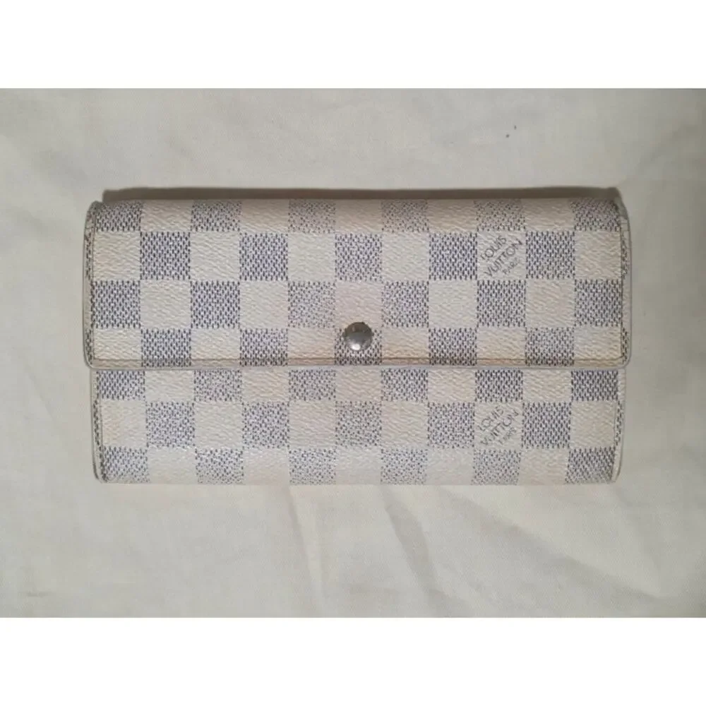 Louis Vuitton Damier Azur Canvas Sarah Wallet - Picture 2 of 8